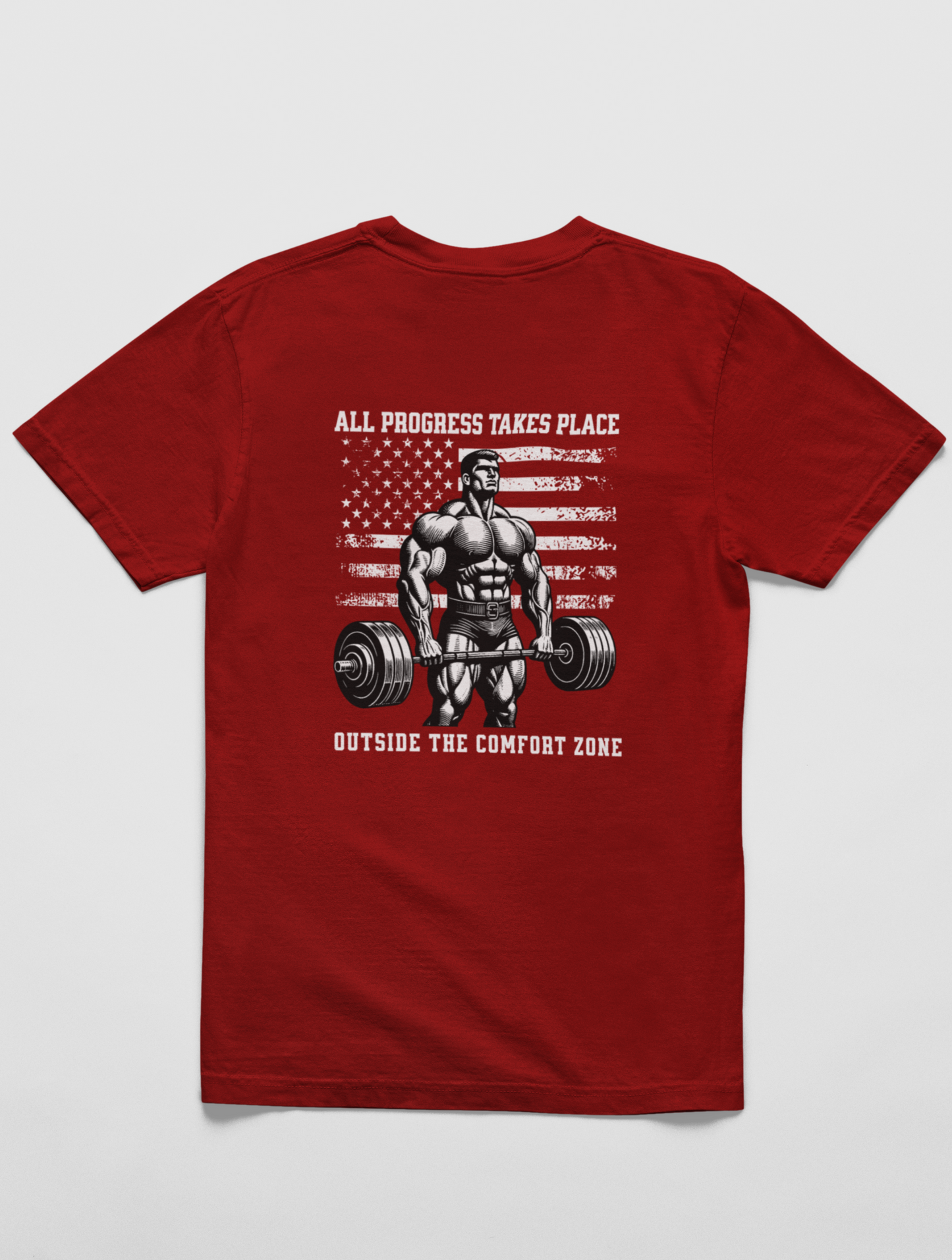 All Progress Takes Place Regular Fit Maroon T-shirt