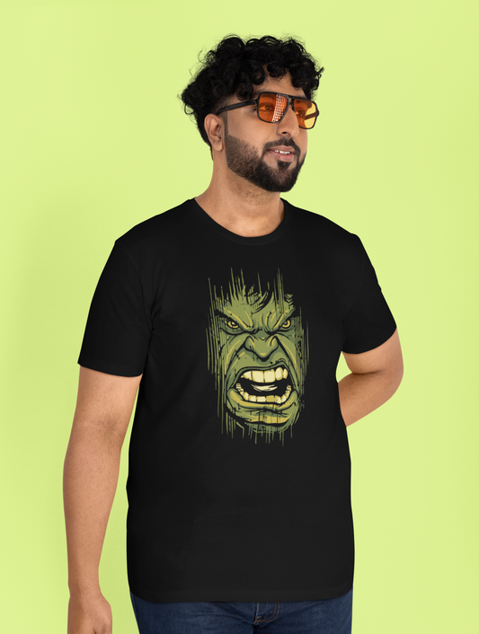 Dangerous Hulk Regular Fit Black T-shirt