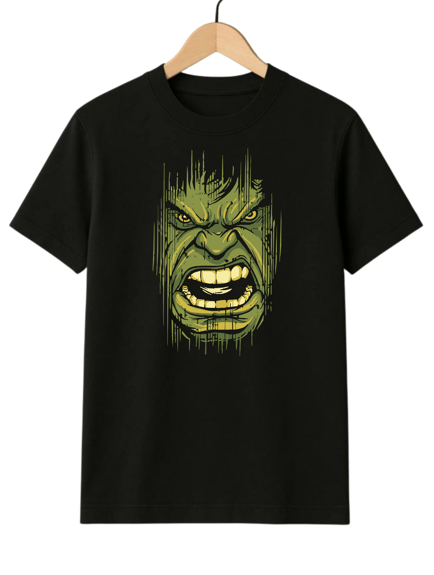 Dangerous Hulk Regular Fit Black T-shirt