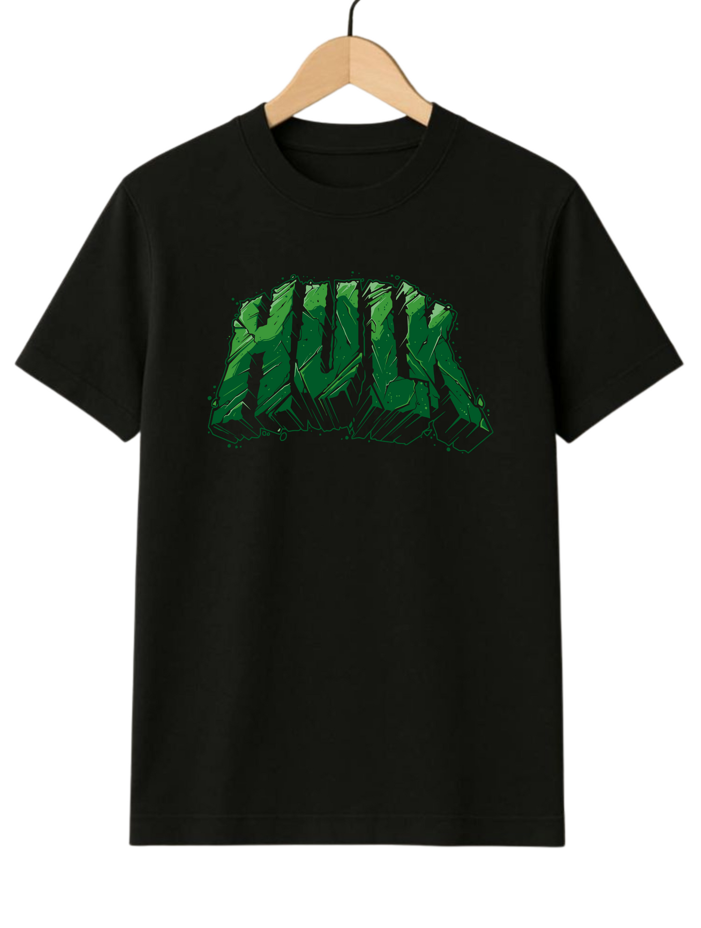 Hulk Dark Regular Fit Black T-shirt