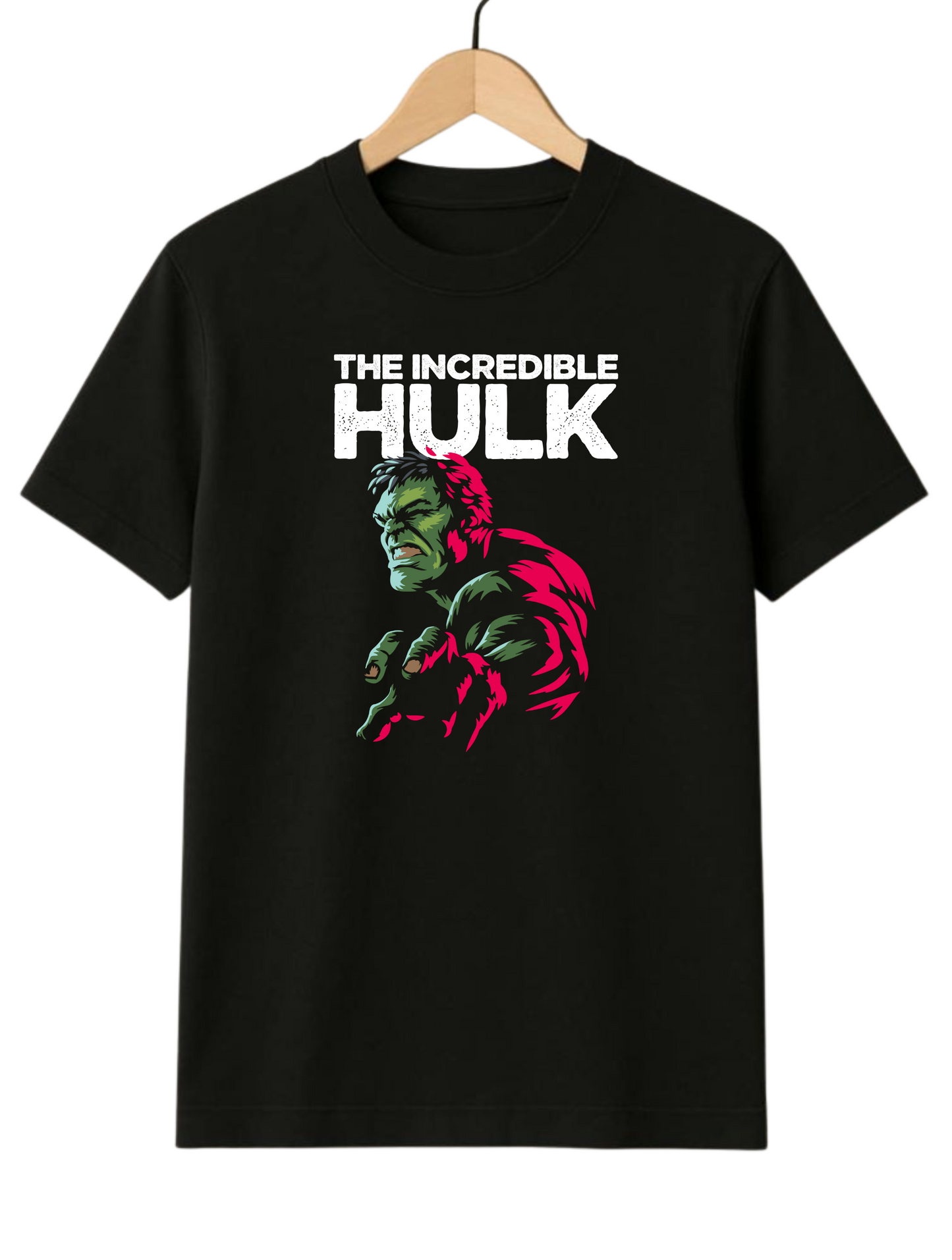The Incredible Hulk Arena Regular Fit Black T-shirt